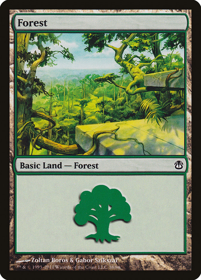 Forest (#38) [Duel Decks: Ajani vs. Nicol Bolas] | Webway Games