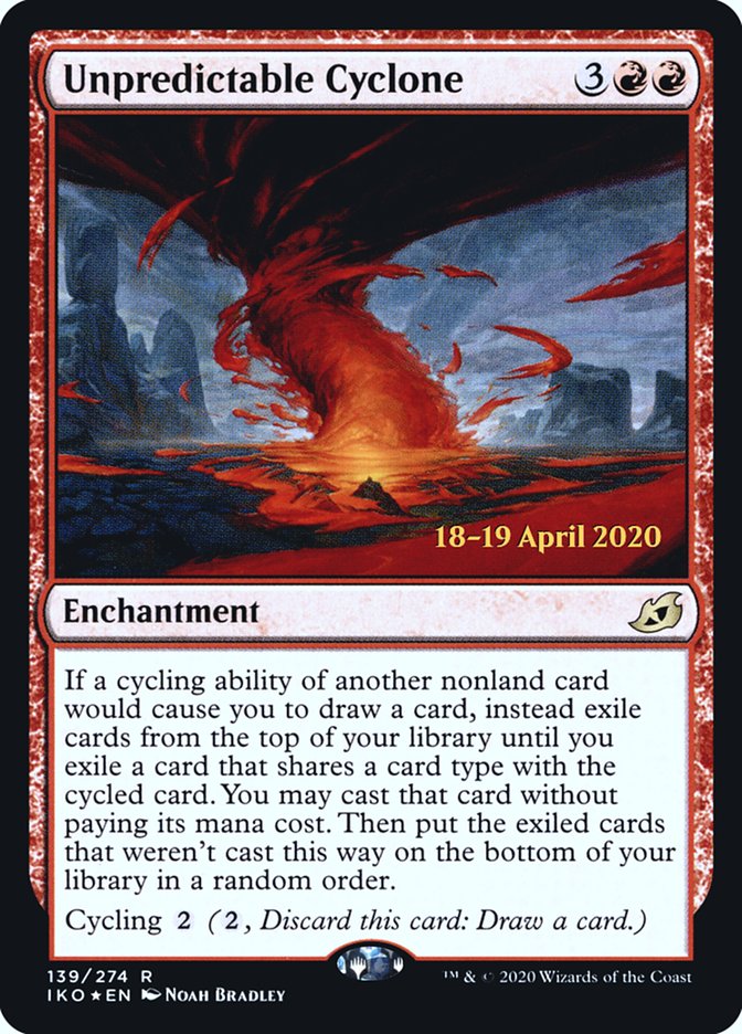 Unpredictable Cyclone  [Ikoria: Lair of Behemoths Prerelease Promos] | Webway Games
