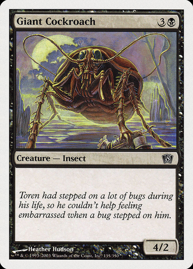 Giant Cockroach [Eighth Edition] | Webway Games