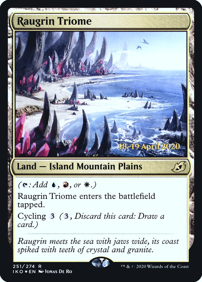 Raugrin Triome  [Ikoria: Lair of Behemoths Prerelease Promos] | Webway Games