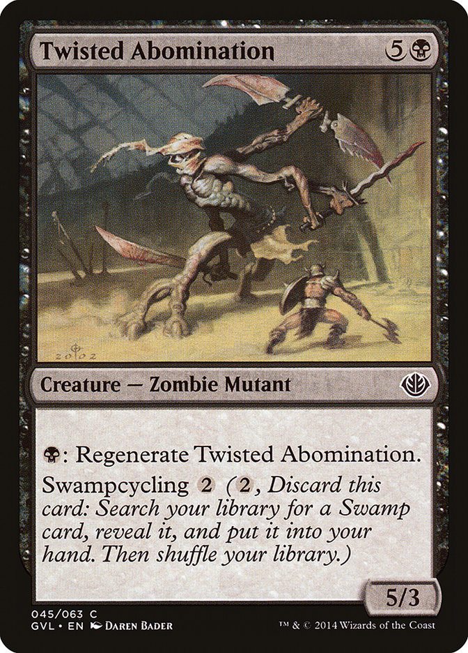 Twisted Abomination (Garruk vs. Liliana) [Duel Decks Anthology] | Webway Games