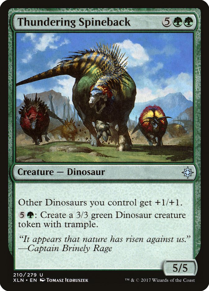 Thundering Spineback [Ixalan] | Webway Games