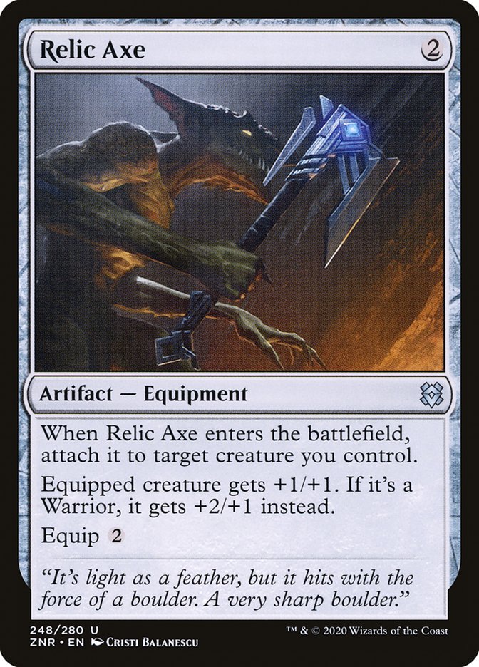 Relic Axe [Zendikar Rising] | Webway Games