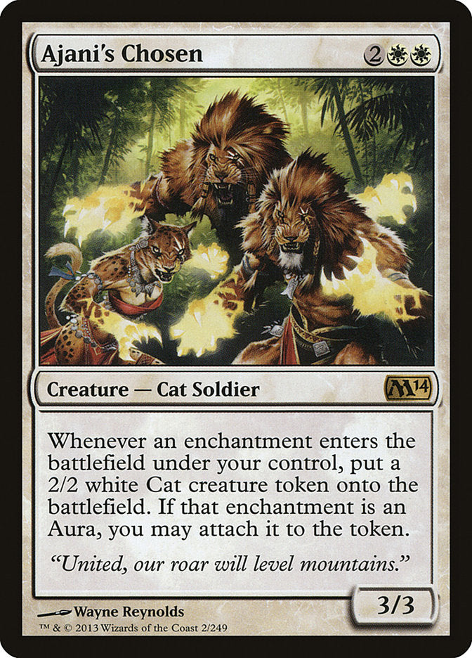 Ajani's Chosen [Magic 2014] | Webway Games
