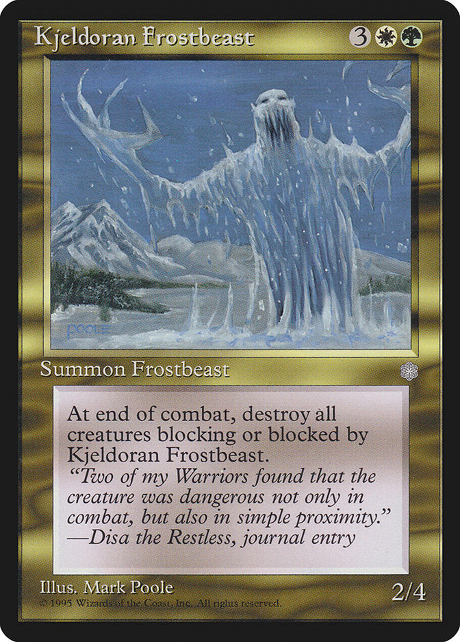 Kjeldoran Frostbeast [Ice Age] | Webway Games