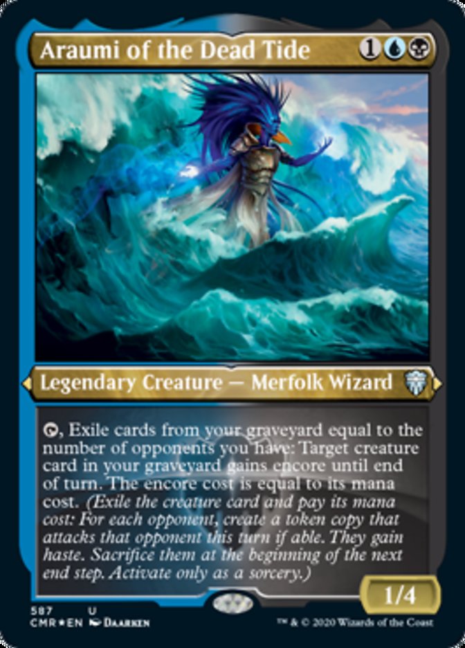 Araumi of the Dead Tide [Commander Legends Etched] | Webway Games