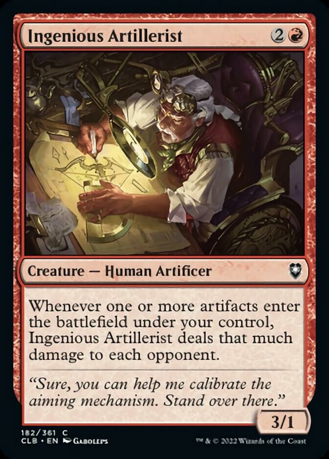 Ingenious Artillerist [Commander Legends: Battle for Baldur's Gate] | Webway Games