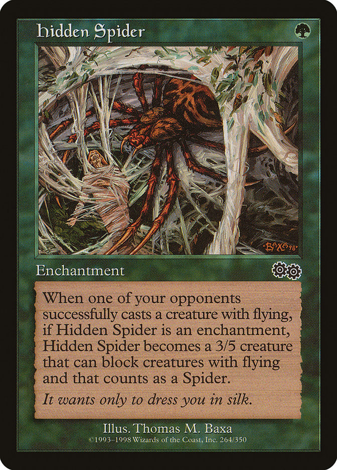 Hidden Spider [Urza's Saga] | Webway Games