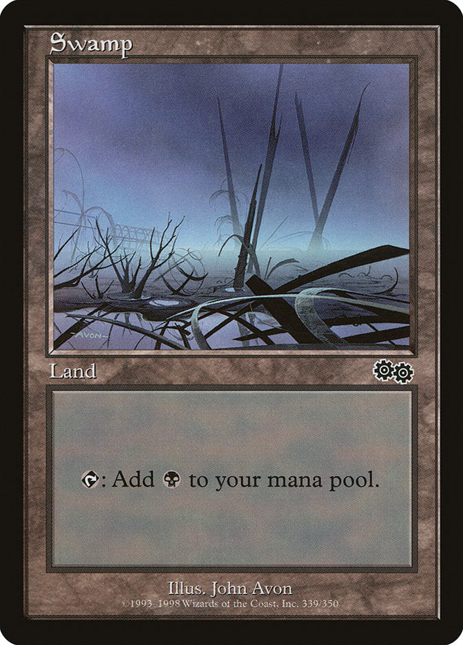 Swamp (#339) [Urza's Saga] | Webway Games