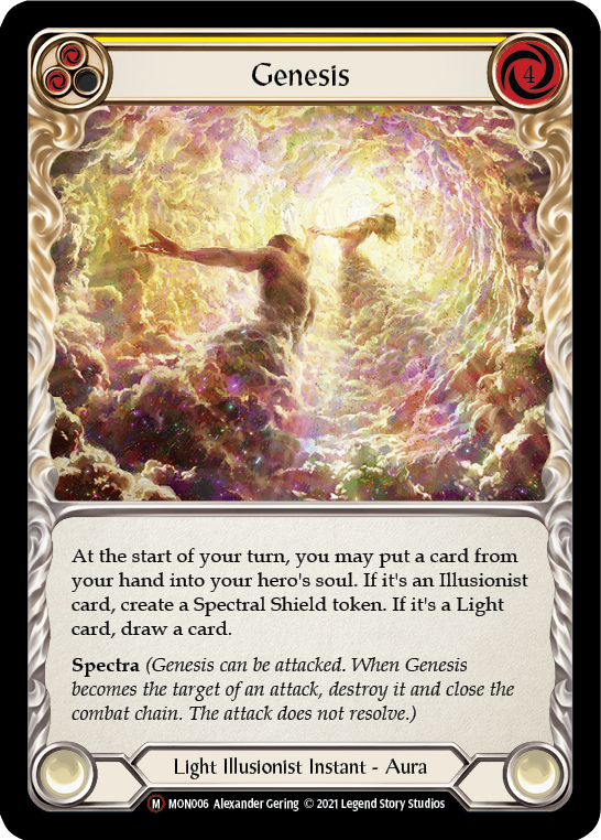 Genesis (Rainbow Foil) [U-MON006-RF] Unlimited Rainbow Foil | Webway Games