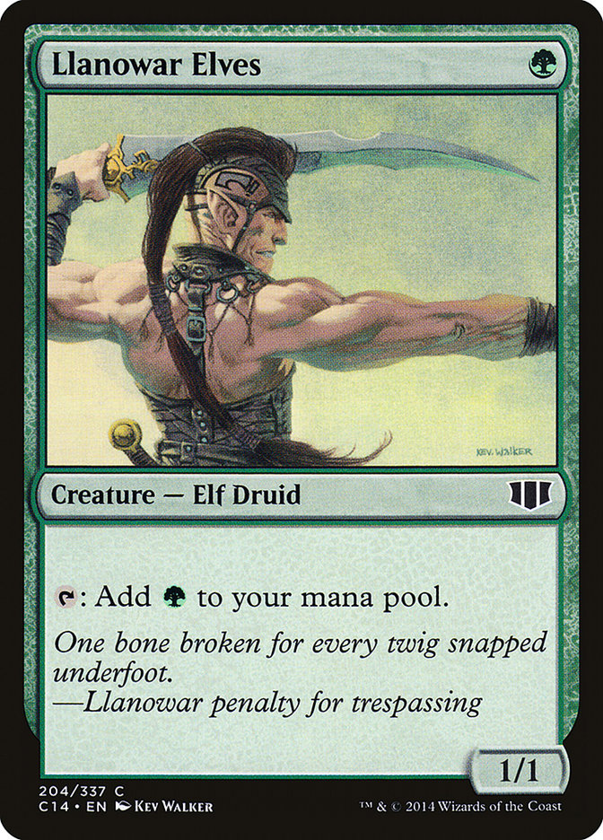 Llanowar Elves [Commander 2014] | Webway Games