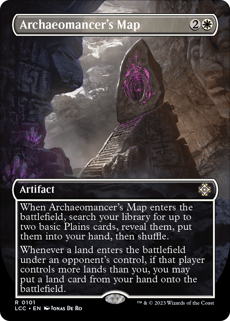 Archaeomancer's Map (Borderless) [The Lost Caverns of Ixalan Commander] | Webway Games