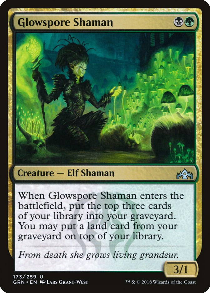 Glowspore Shaman [Guilds of Ravnica] | Webway Games