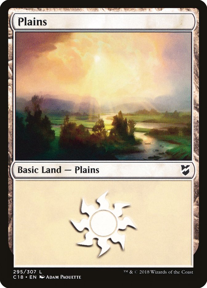 Plains (#295) [Commander 2018] | Webway Games