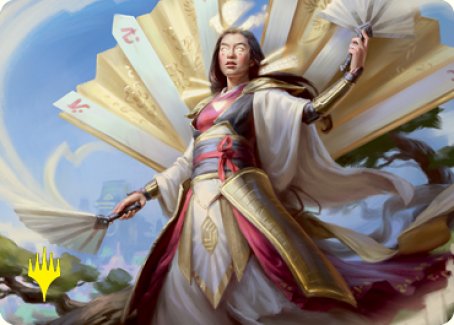 Imperial Subduer Art Card (Gold-Stamped Signature) [Kamigawa: Neon Dynasty Art Series] | Webway Games