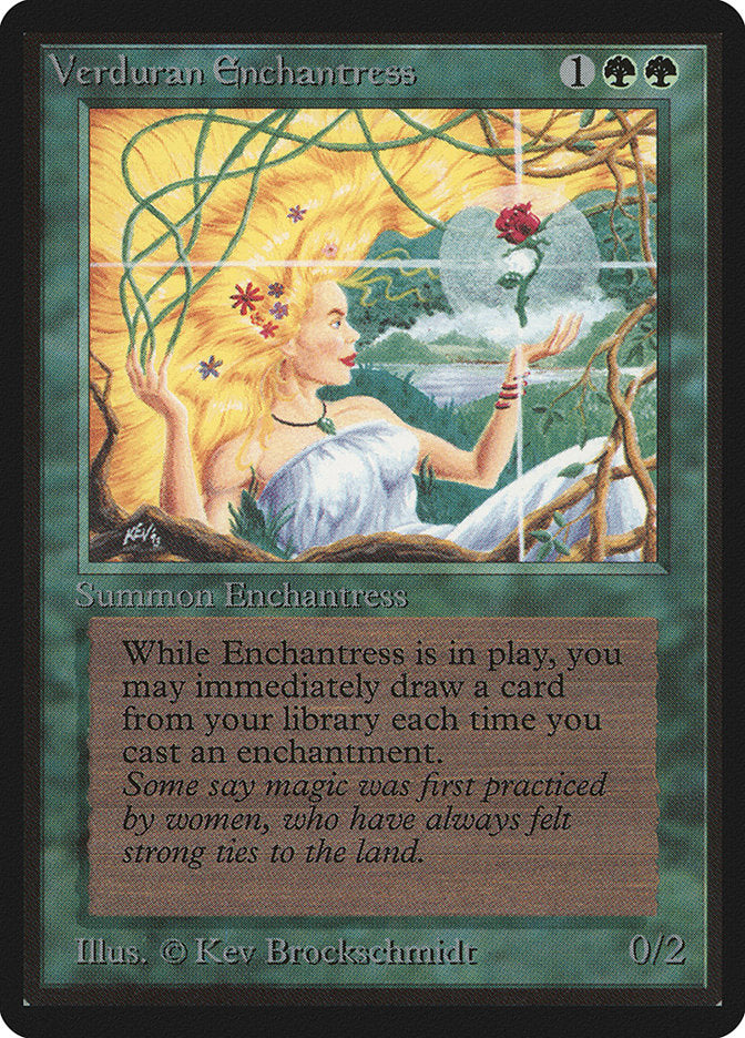 Verduran Enchantress [Limited Edition Beta] | Webway Games