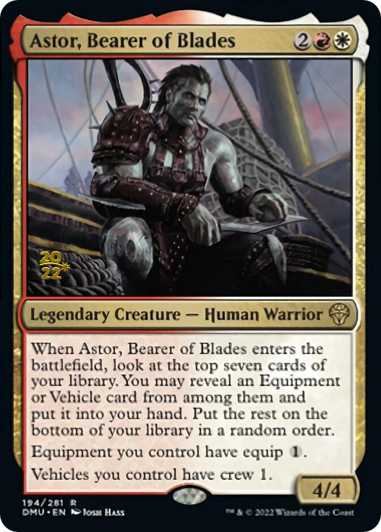 Astor, Bearer of Blades [Dominaria United Prerelease Promos] | Webway Games