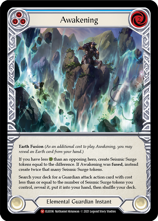 Awakening [ELE006] (Tales of Aria)  1st Edition Rainbow Foil | Webway Games