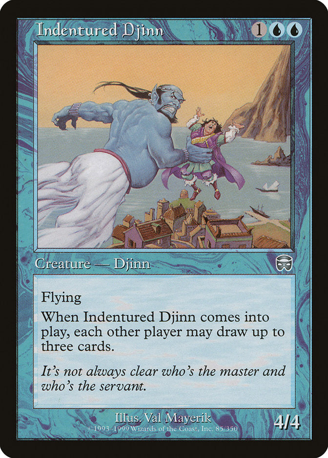 Indentured Djinn [Mercadian Masques] | Webway Games