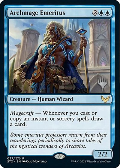 Archmage Emeritus (Promo Pack) [Strixhaven: School of Mages Promos] | Webway Games