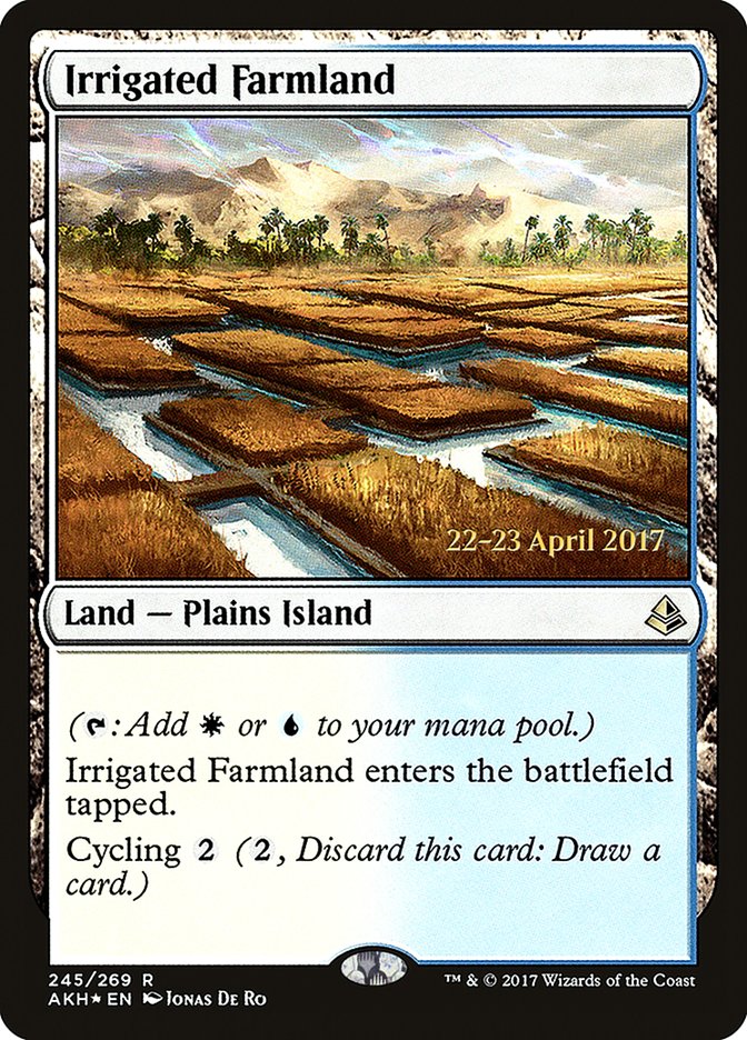 Irrigated Farmland  [Amonkhet Prerelease Promos] | Webway Games