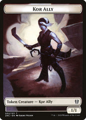 Bird // Kor Ally Double-sided Token [Zendikar Rising Commander Tokens] | Webway Games