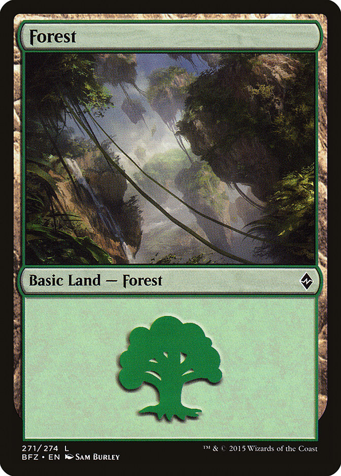 Forest (#271a) [Battle for Zendikar] | Webway Games