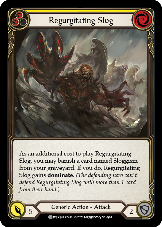 Regurgitating Slog (Yellow) [U-WTR198] (Welcome to Rathe Unlimited)  Unlimited Normal | Webway Games