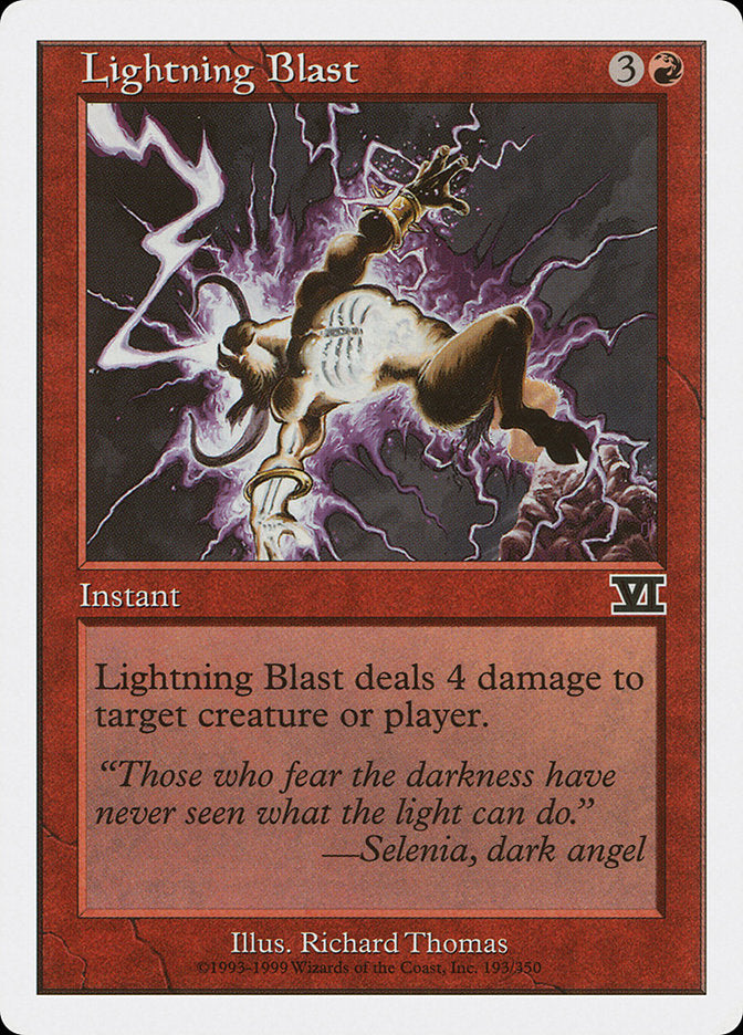 Lightning Blast [Classic Sixth Edition] | Webway Games