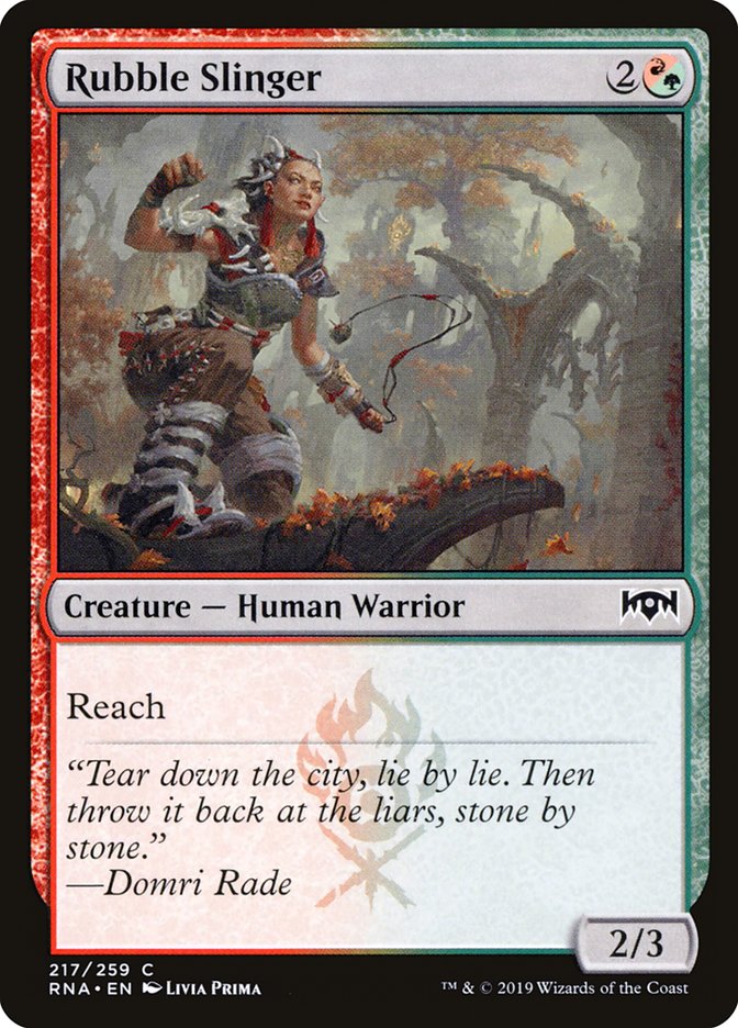 Rubble Slinger [Ravnica Allegiance] | Webway Games