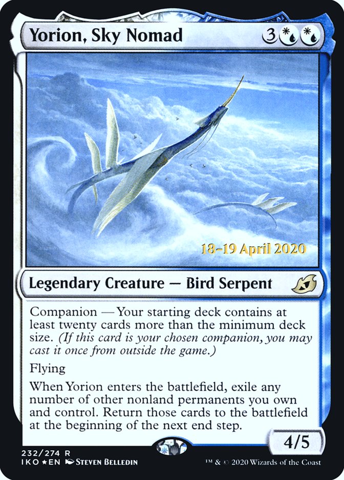 Yorion, Sky Nomad  [Ikoria: Lair of Behemoths Prerelease Promos] | Webway Games