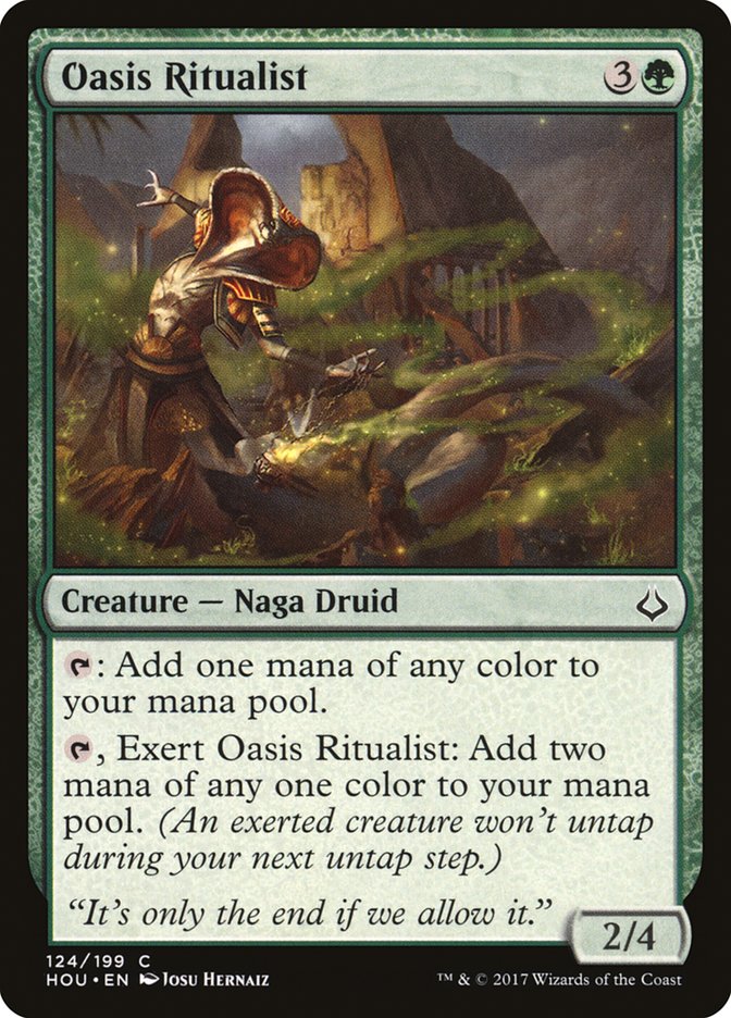 Oasis Ritualist [Hour of Devastation] | Webway Games