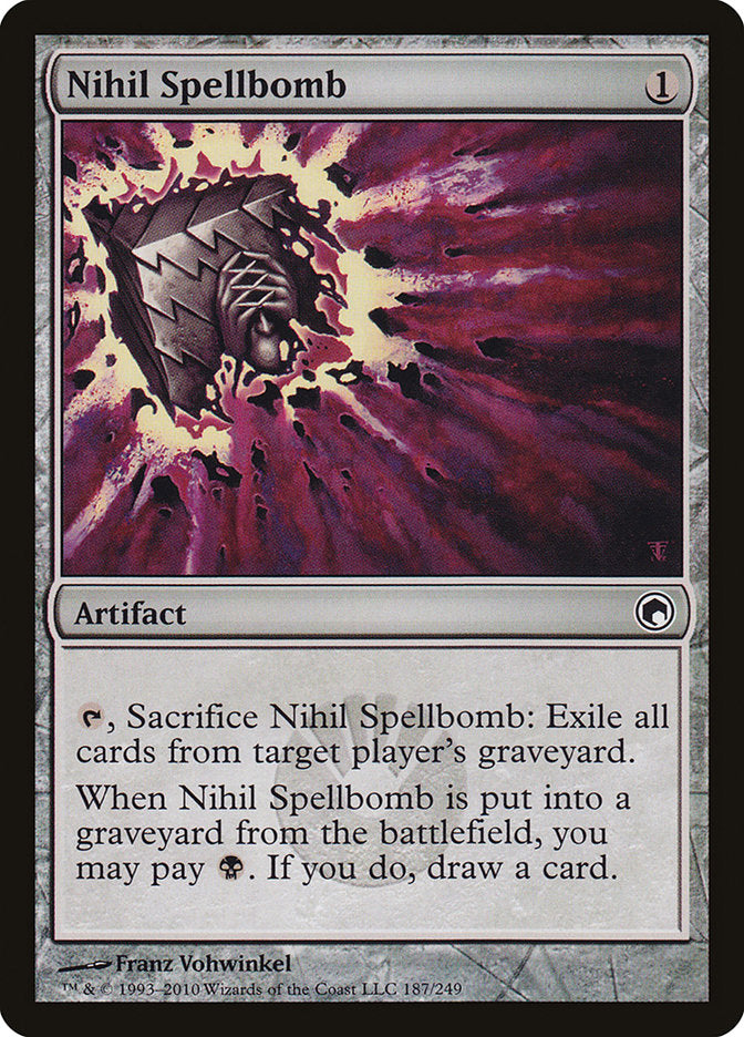 Nihil Spellbomb [Scars of Mirrodin] | Webway Games