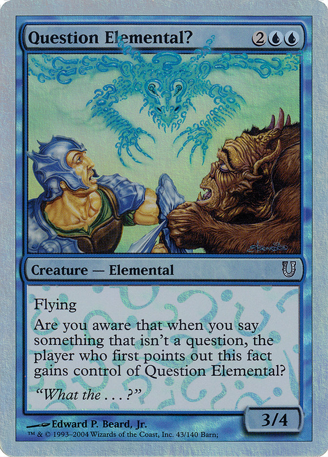 Question Elemental? [Unhinged] | Webway Games