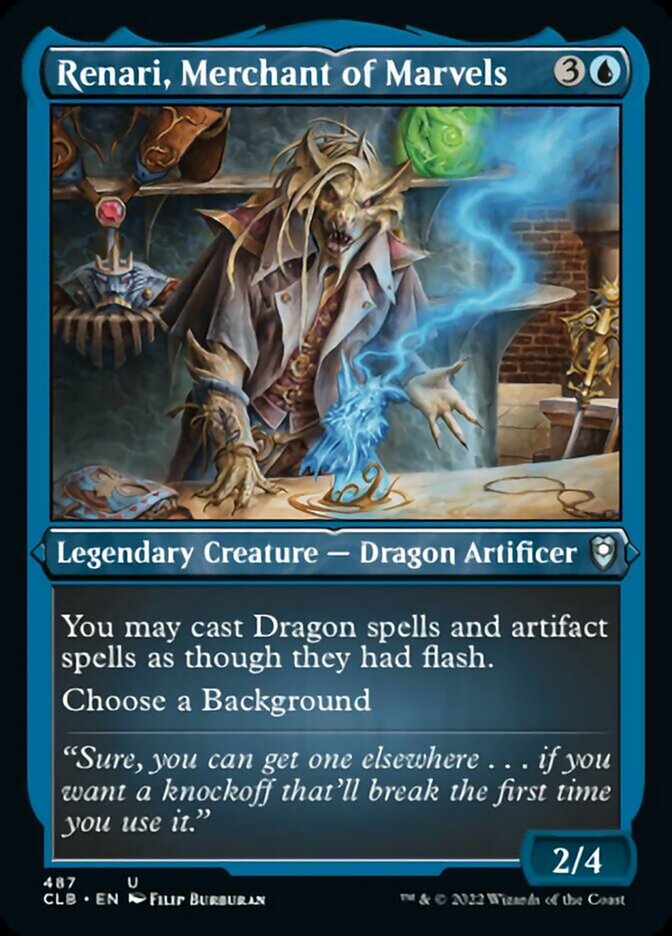 Renari, Merchant of Marvels (Foil Etched) [Commander Legends: Battle for Baldur's Gate] | Webway Games