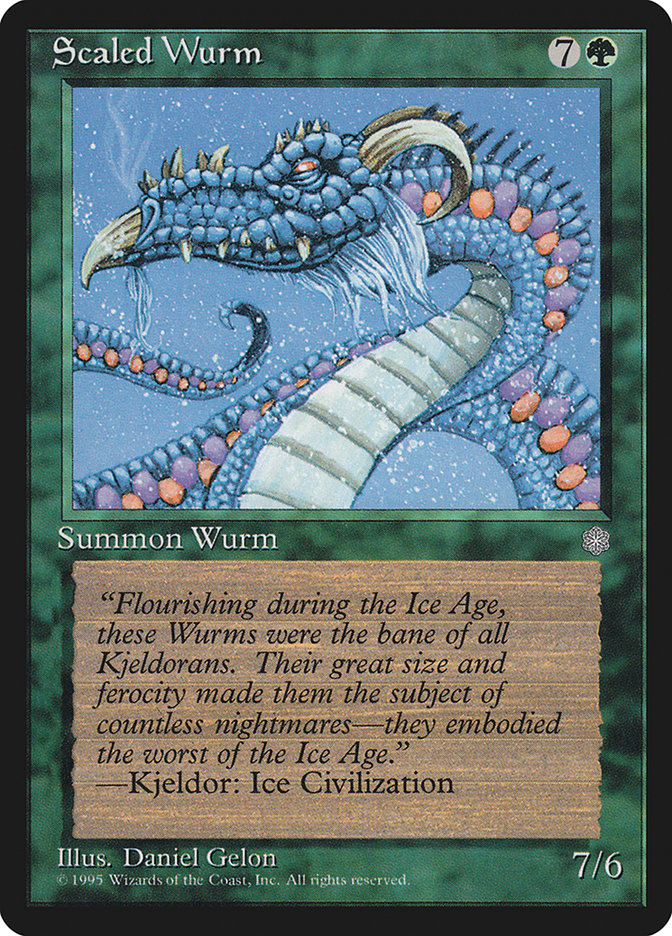 Scaled Wurm [Ice Age] | Webway Games