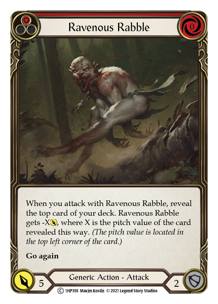 Ravenous Rabble (Red) [1HP393] | Webway Games