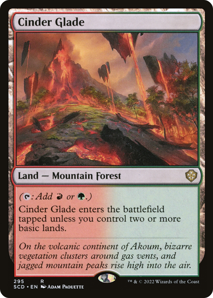Cinder Glade [Starter Commander Decks] | Webway Games