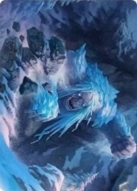 Icehide Troll Art Card [Kaldheim: Art Series] | Webway Games