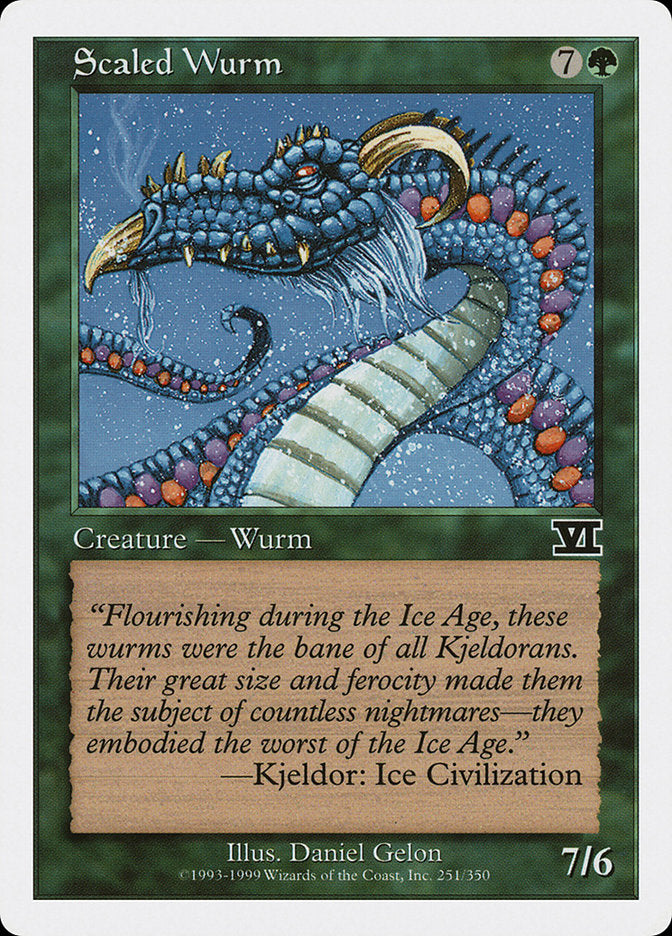 Scaled Wurm [Classic Sixth Edition] | Webway Games