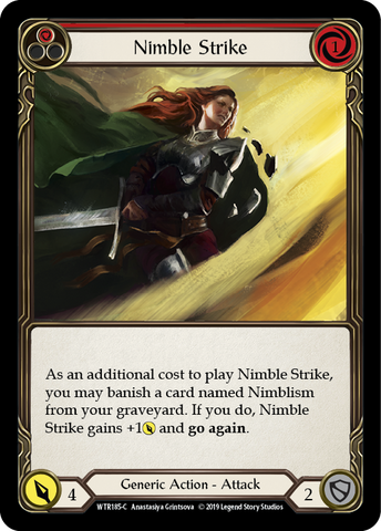 Nimble Strike (Red) [WTR185-C] Alpha Print Normal