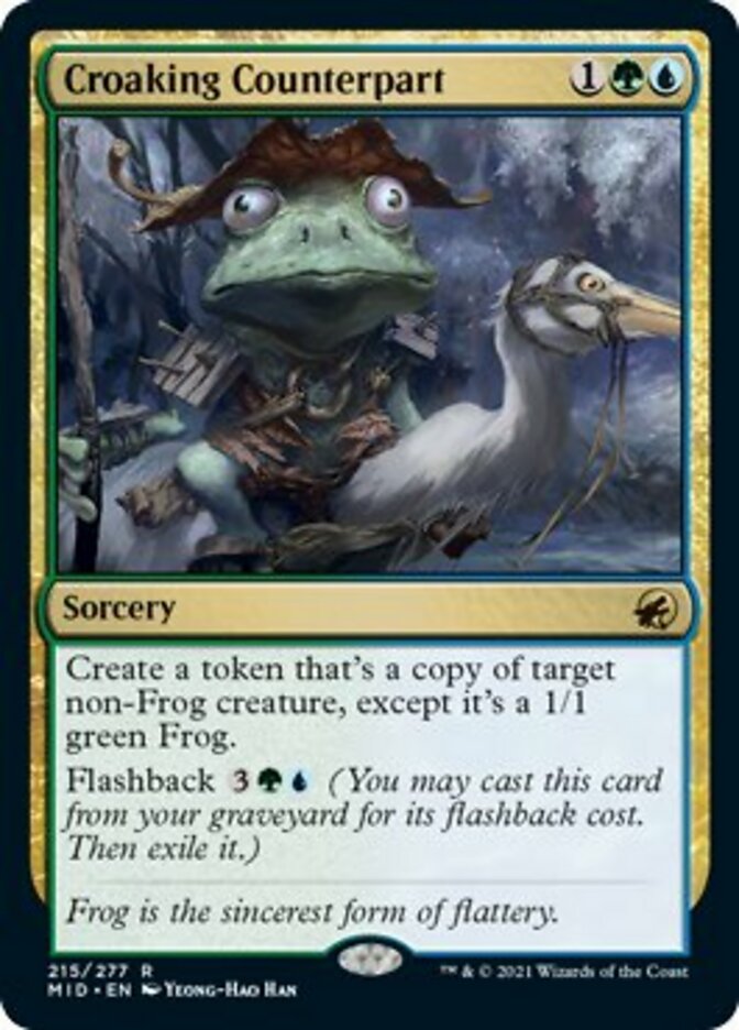 Croaking Counterpart [Innistrad: Midnight Hunt] | Webway Games