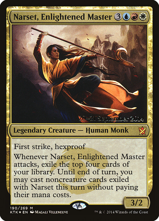Narset, Enlightened Master  [Khans of Tarkir Prerelease Promos] | Webway Games