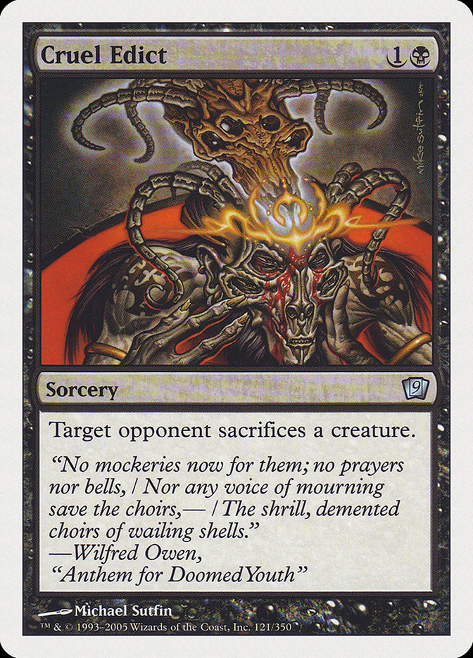 Cruel Edict [Ninth Edition] | Webway Games