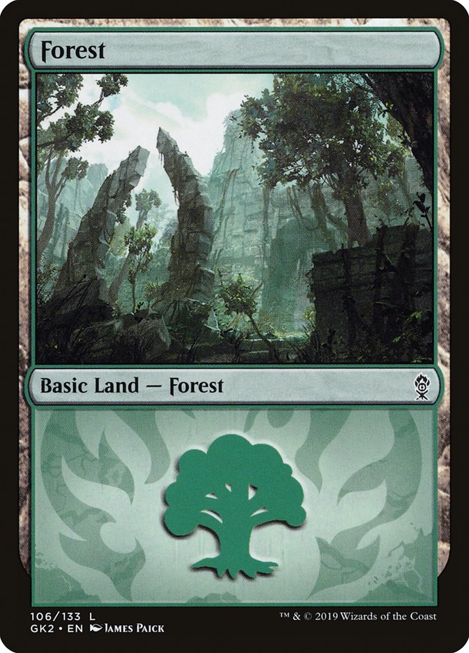 Forest (106) [Ravnica Allegiance Guild Kit] | Webway Games