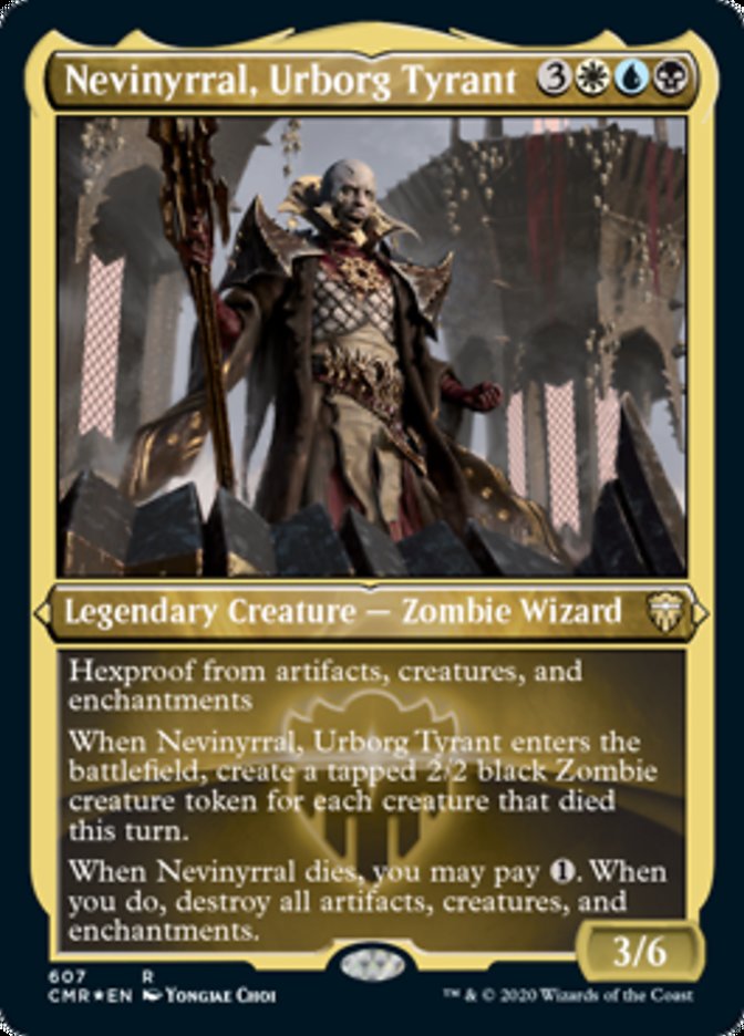 Nevinyrral, Urborg Tyrant [Commander Legends Etched] | Webway Games