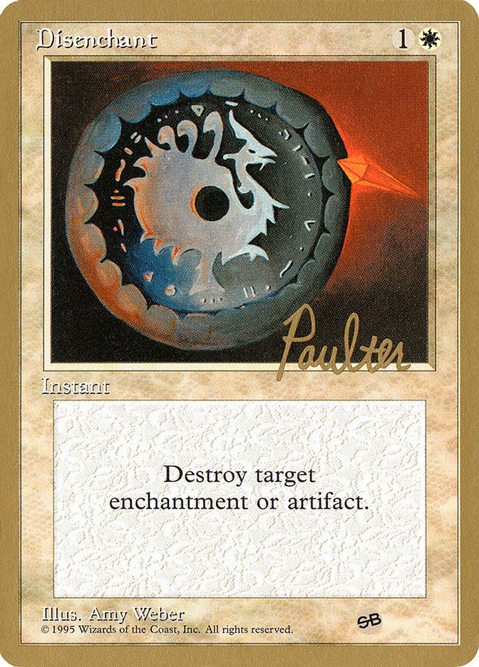 Disenchant (Preston Poulter) (SB) [Pro Tour Collector Set] | Webway Games