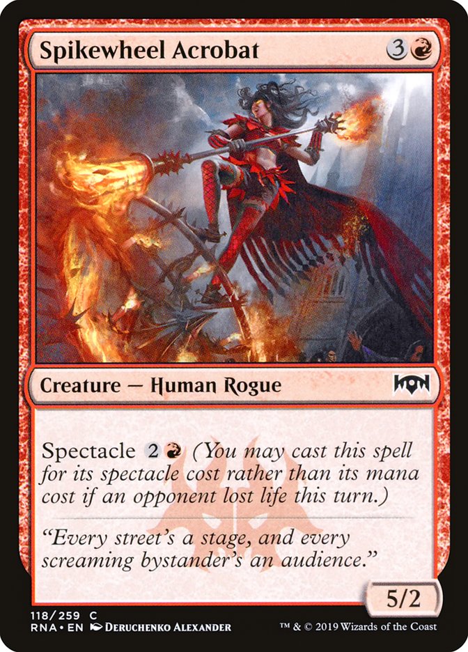 Spikewheel Acrobat [Ravnica Allegiance] | Webway Games