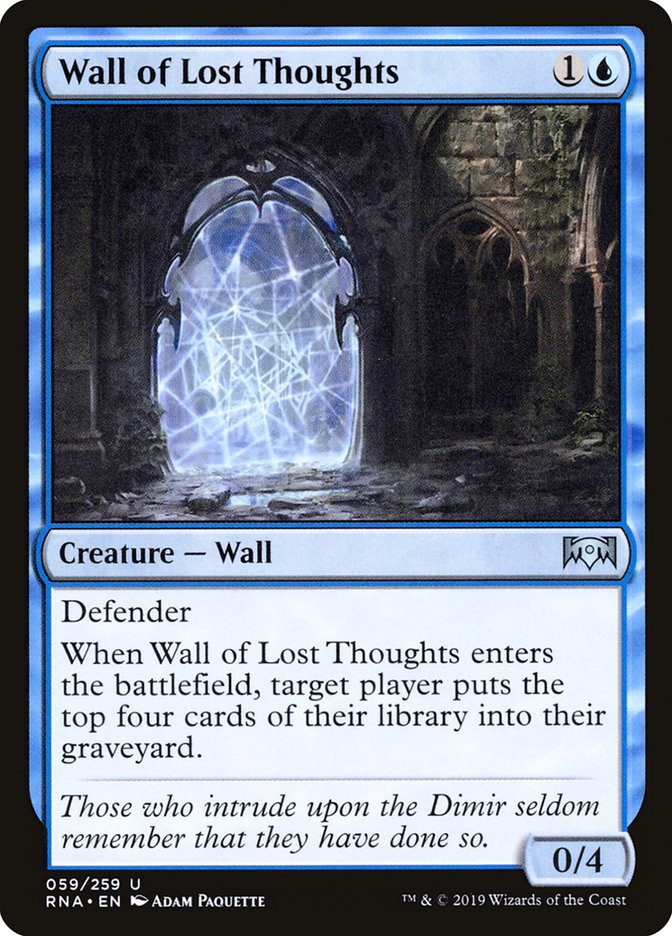 Wall of Lost Thoughts [Ravnica Allegiance] | Webway Games