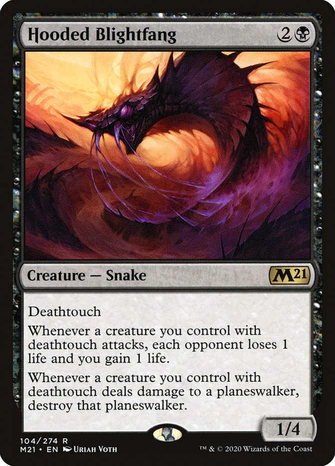 Hooded Blightfang [Core Set 2021] | Webway Games